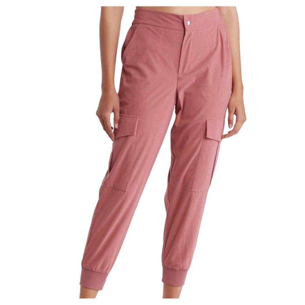 Area Stars Waffle Cargo Jogger Pants Size Small Mauve